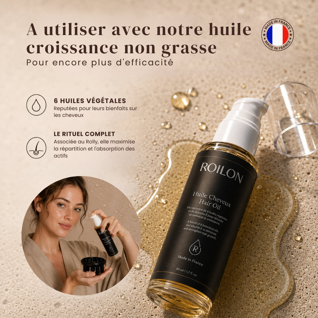 The Rolly - The hair oil applicator massage brush
