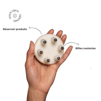 Le Rolly - La brosse massante applicatrice d'huiles capillaires