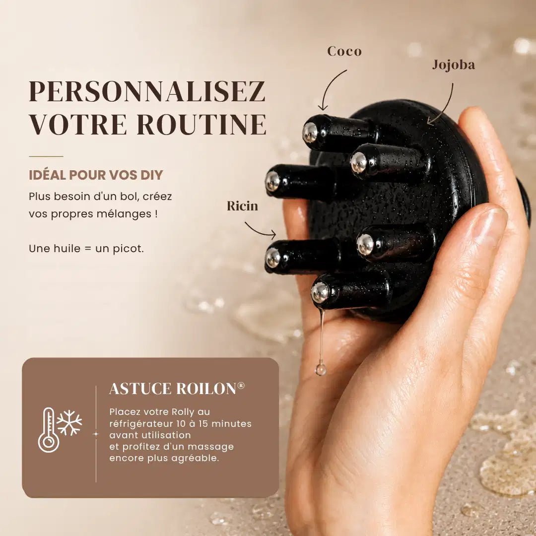 Le Rolly - Brosse massante applicatrice de soins - Roilon