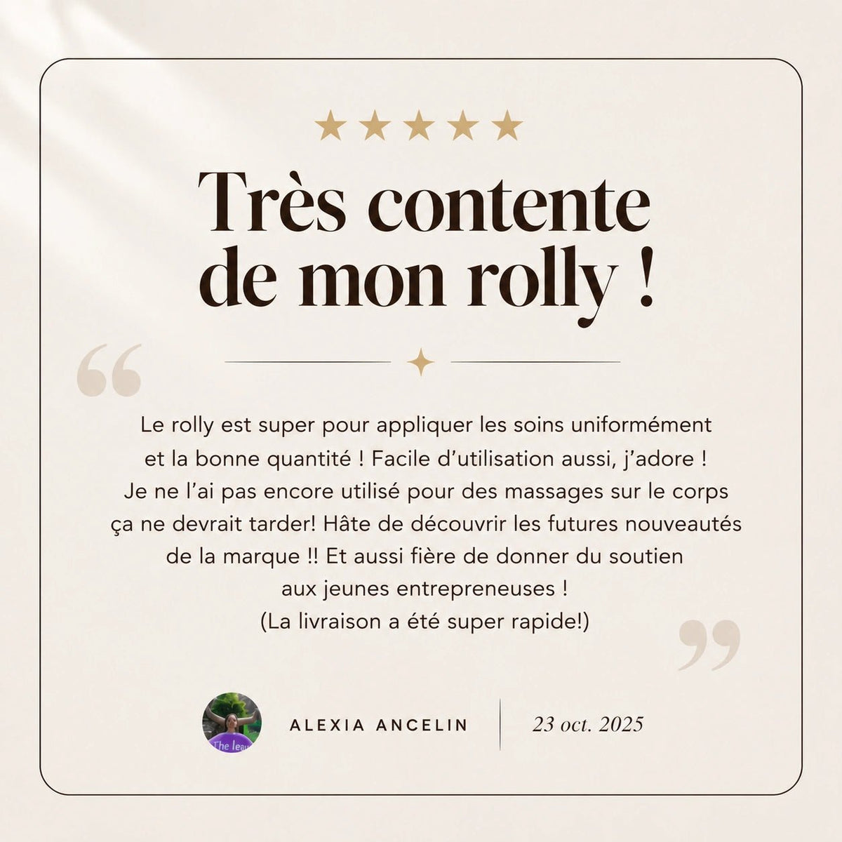Le Rolly – Brosse massante applicatrice d'huile - Roilon
